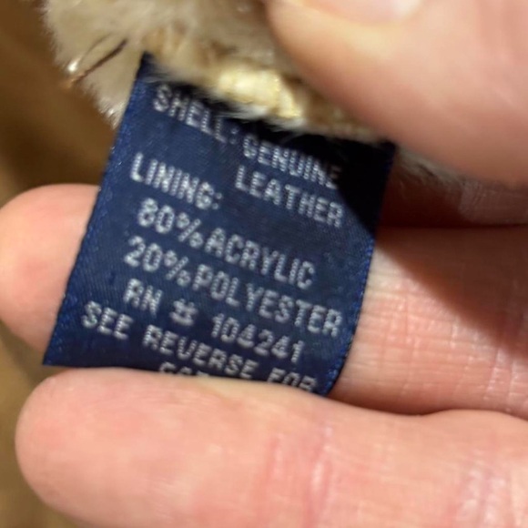 Vintage Phat Farm Men's Brown Leather Field Jacket - Picture 6 of 8